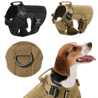 Military Tactical Dog Harness German Shepherd Adjustable Pet Dog Back by My Store
