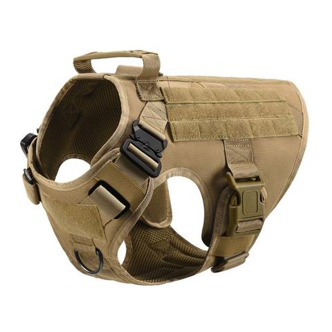 Military Tactical Dog Harness German Shepherd Adjustable Pet Dog Back by My Store