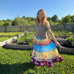 Limited Edition: Woodstock Dreams Fiesta Sunset Skirt by Darn Good Yarn