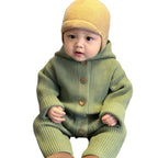 Baby Bodysuit Knitted Wool Warm Romper Long Crawling Suit Infant Clothes by Baby Joy