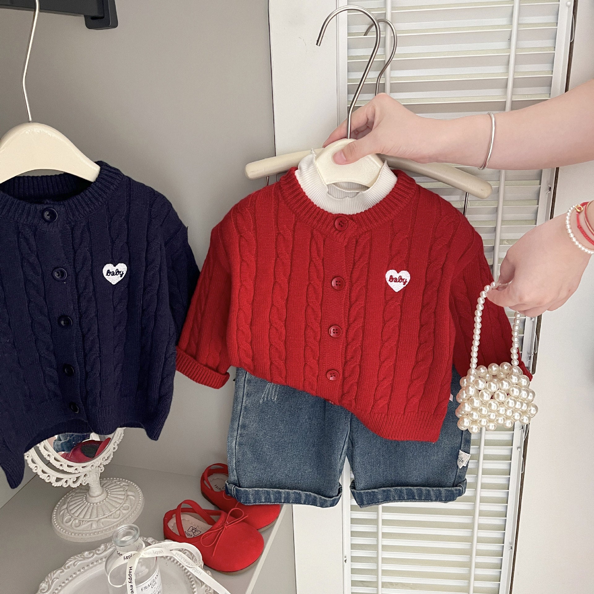 Twist-knit Cardigan Autumn Kids Clothing Outerwear by Baby Joy