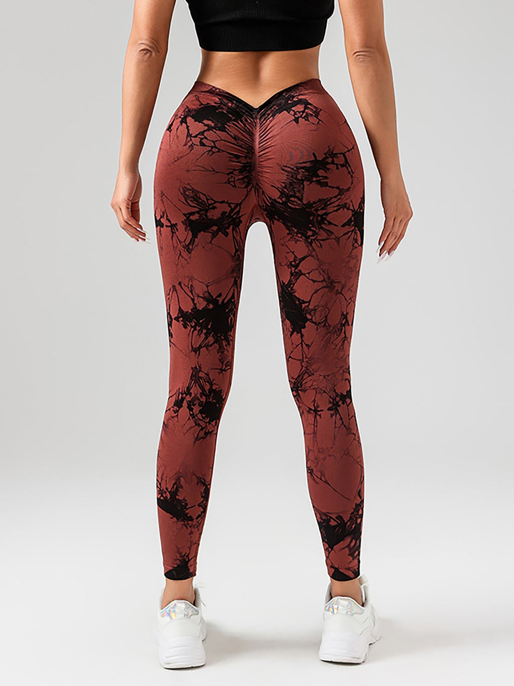 Tie-Dye Slimming Yoga Leggings – Butt Lifting Women's Yoga Pants by FitiqueFit