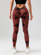 Tie-Dye Slimming Yoga Leggings – Butt Lifting Women's Yoga Pants by FitiqueFit