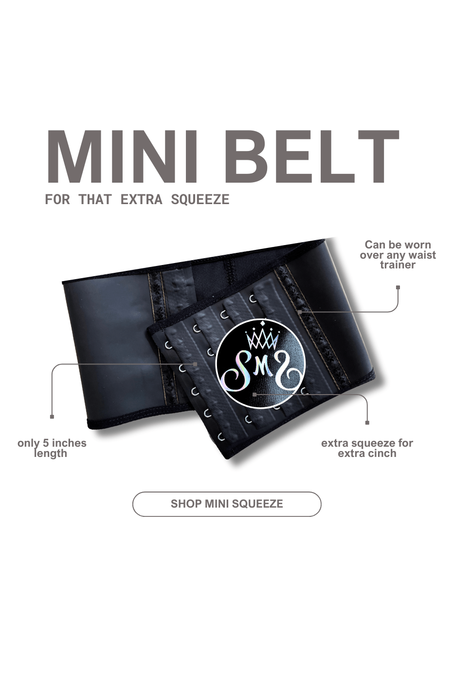 MINI SQUEEZ BELT – Double the Compression, Double the Curves! by SqueezMeSkinny