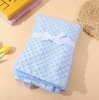 Soft Double-layered Thermal Blanket Textured Puffed Surface by Baby Joy