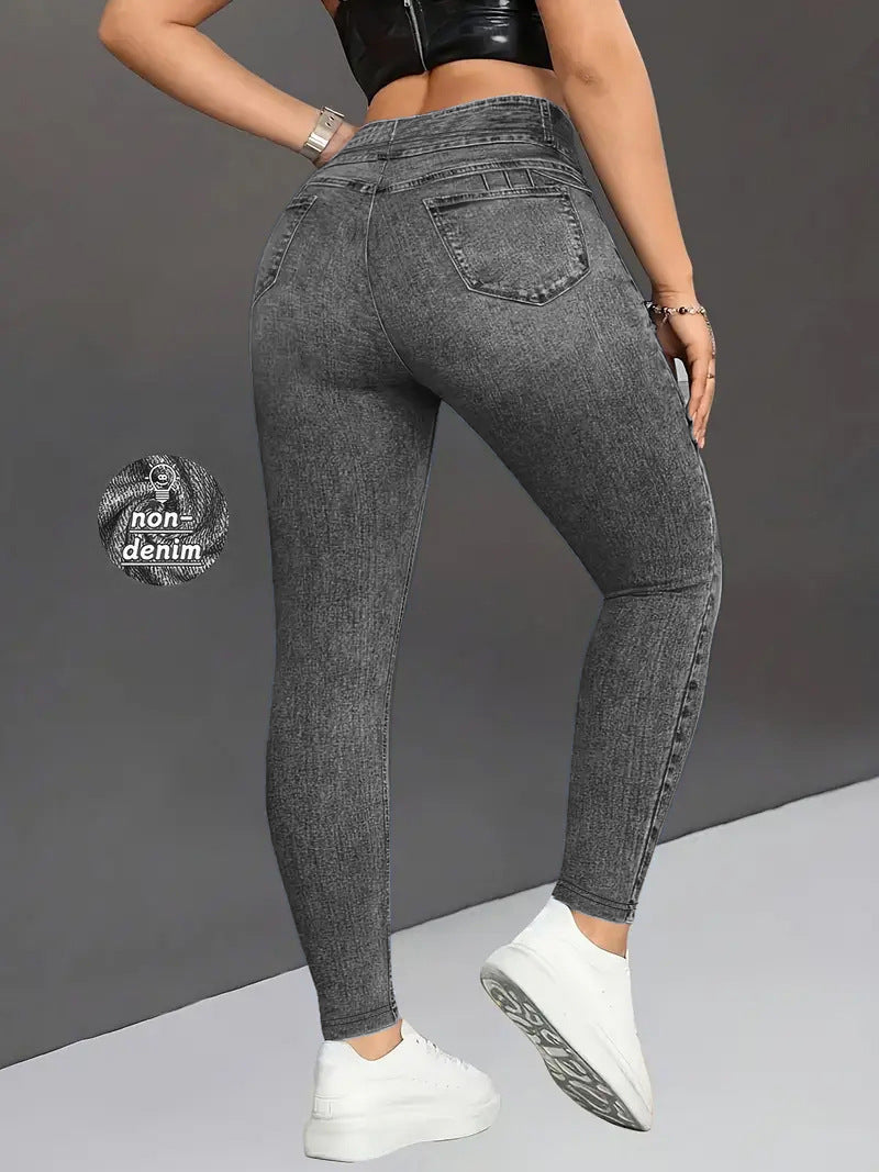 Leopard Print High-Waist Butt-Lifting Yoga Pants – Stretchy Slim Fit Leggings by FitiqueFit