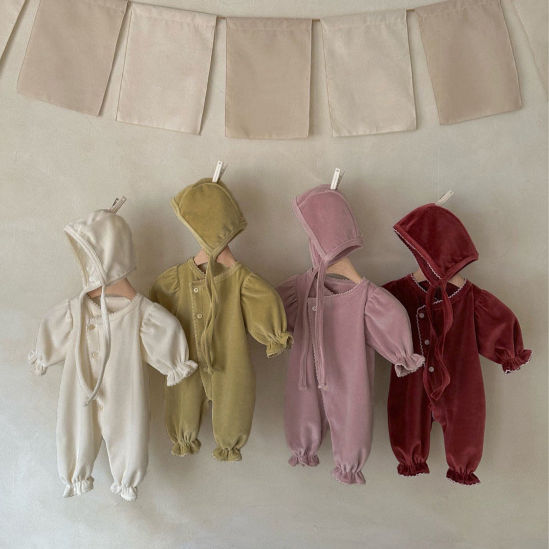 Long-style One-piece Romper With A Single Row Of Snaps For Babies by Baby Joy