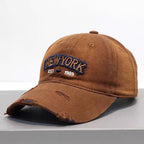 Embroidered Letter Denim Baseball Cap – Soft Crown by FitiqueFit