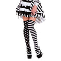 Polka Dot And Striped Thigh Hi