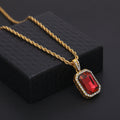 Hip-Hop Mini Diamond Pendant Necklace by nowadaysfashion