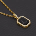 Hip-Hop Mini Diamond Pendant Necklace by nowadaysfashion
