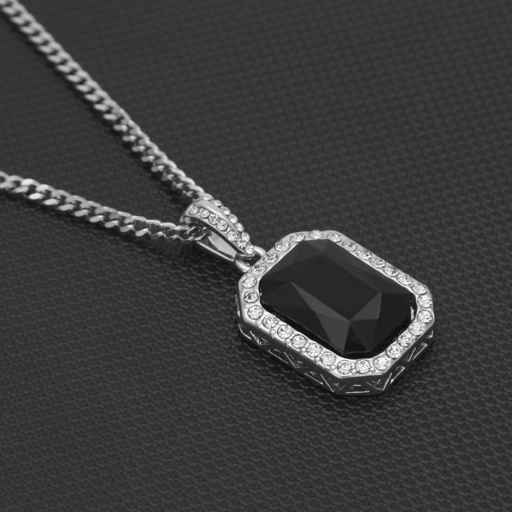 Hip-Hop Mini Diamond Pendant Necklace by nowadaysfashion