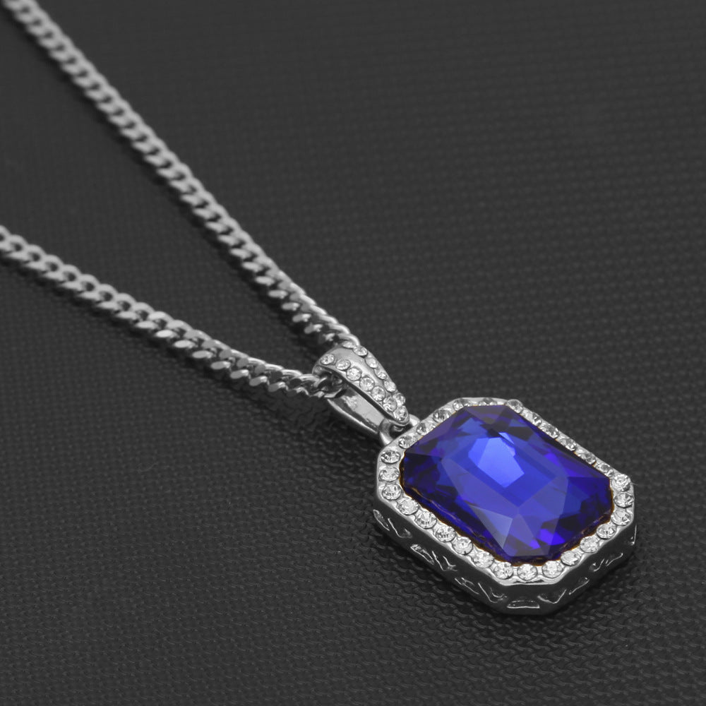 Hip-Hop Mini Diamond Pendant Necklace by nowadaysfashion