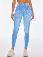 Seamless High-Waist Butt-Lifting Yoga Leggings by FitiqueFit