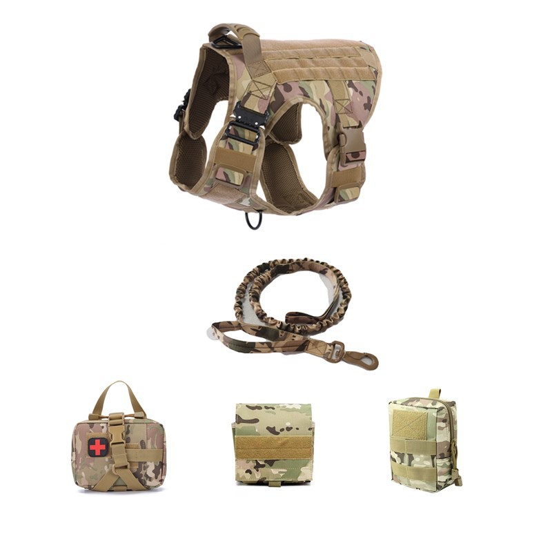 Tactical Dog Clothes Quick Disassembly Dog Vest Outdoor Pet Training Clothes by My Store