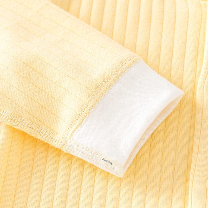 Infant Clothing Class A Pure Cotton Seamless Onesie Baby Pajamas Winter Underwear Crawling Suit by Baby Joy
