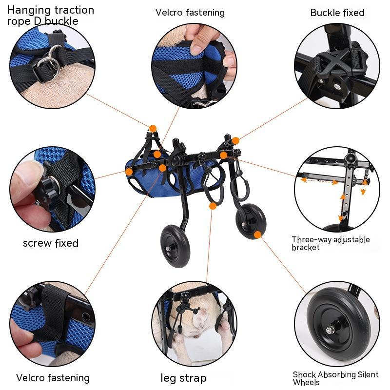 Pet Disabled Dog Wheelchair Scooter by My Store
