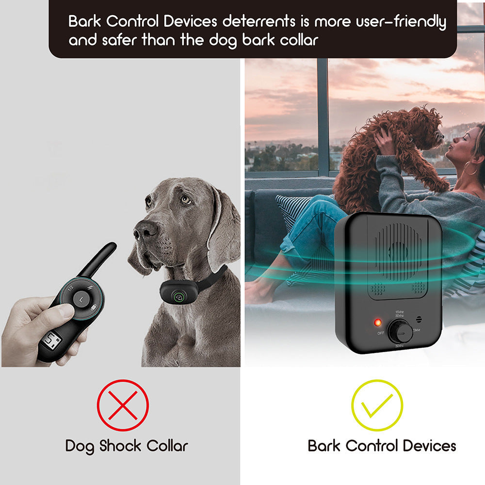 Pets Dog Anti Barking Device Pet Dog Ultrasonic Anti Barking Collars Repeller Outdoor Dogs Stop No Bark Control Training Device Supplies by My Store