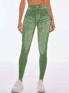 Seamless High-Waist Butt-Lifting Yoga Leggings by FitiqueFit