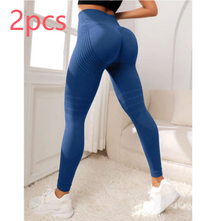 Hip-Lifting High-Waist Leggings for Women – Sculpting Stretch Sport Pants by FitiqueFit