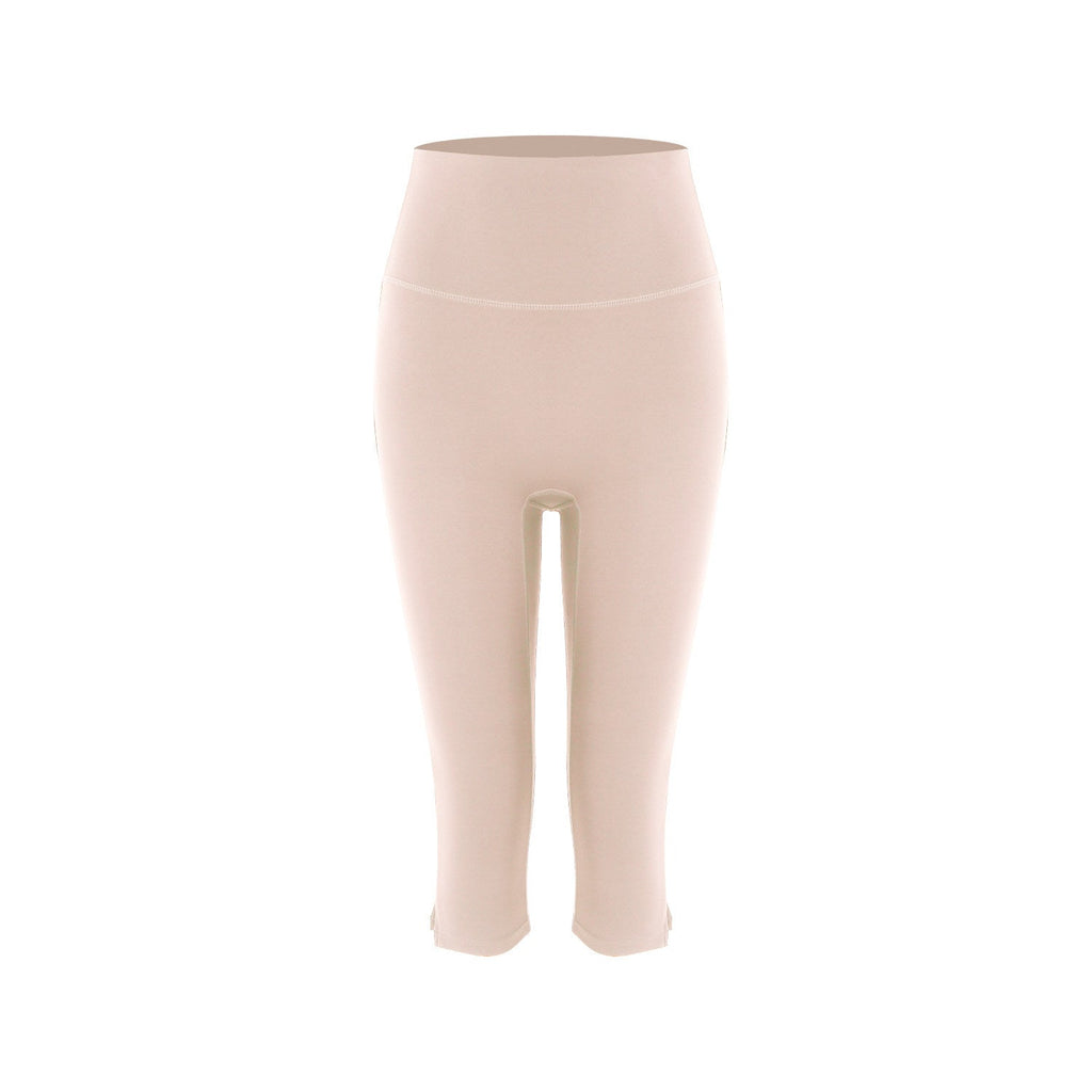 High-Waist Slim-Fit Yoga Leggings for Women – 7/8 Length Tight Fit Fitness Pants by FitiqueFit