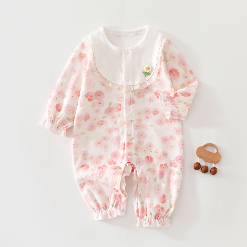 Class A Pure Cotton Baby Romper Spring Autumn Boneless Long-Sleeve Crawling Suit Baby Onesie by Baby Joy