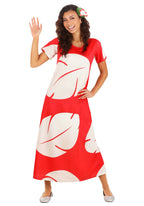 Lilo and Stitch Costume - Women's Deluxe Disney Lilo Dress with Hair Clip by Lady Ros