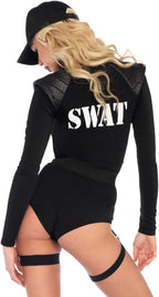 SWAT Team Babe Costume - Women's 5-Piece Law Enforcement Outfit by Lady Ros