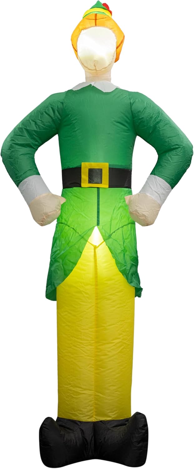Buddy The Elf Indoor/Outdoor Xmas Light Up Inflated Yard Holiday Decoration by TVStoreOnline