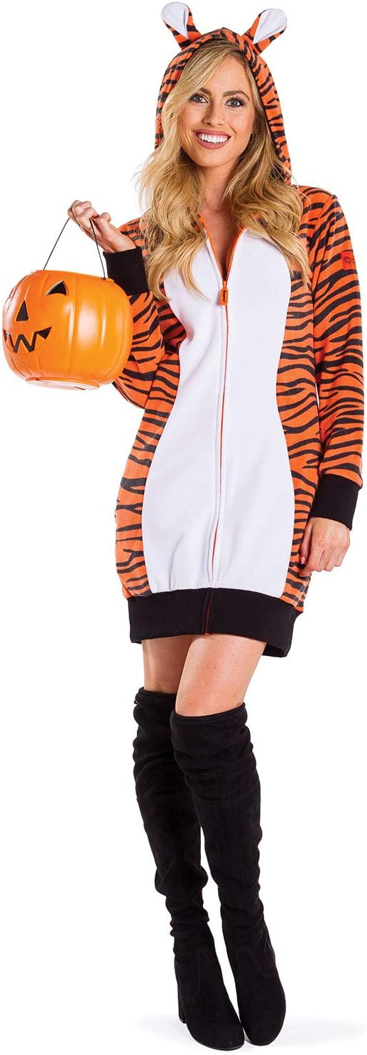 Deer Costume Dress - Women's Animal Halloween Outfit with Antlers and Crown by Lady Ros