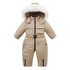 Autumn And Winter Fleece-lined Overalls Ski Suit For Children by Baby Joy