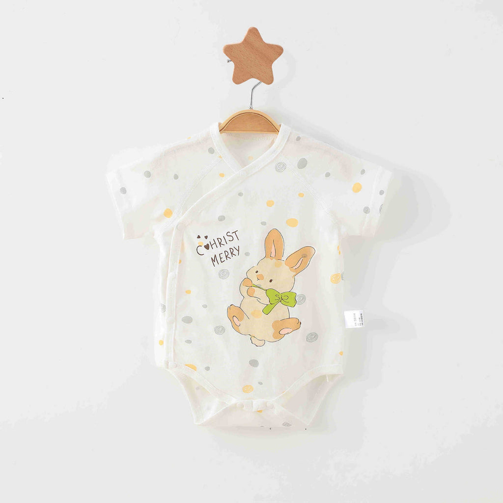 Simple Cartoon Print Summer Baby Rompers Girls Clothing by Baby Joy