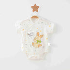 Simple Cartoon Print Summer Baby Rompers Girls Clothing by Baby Joy