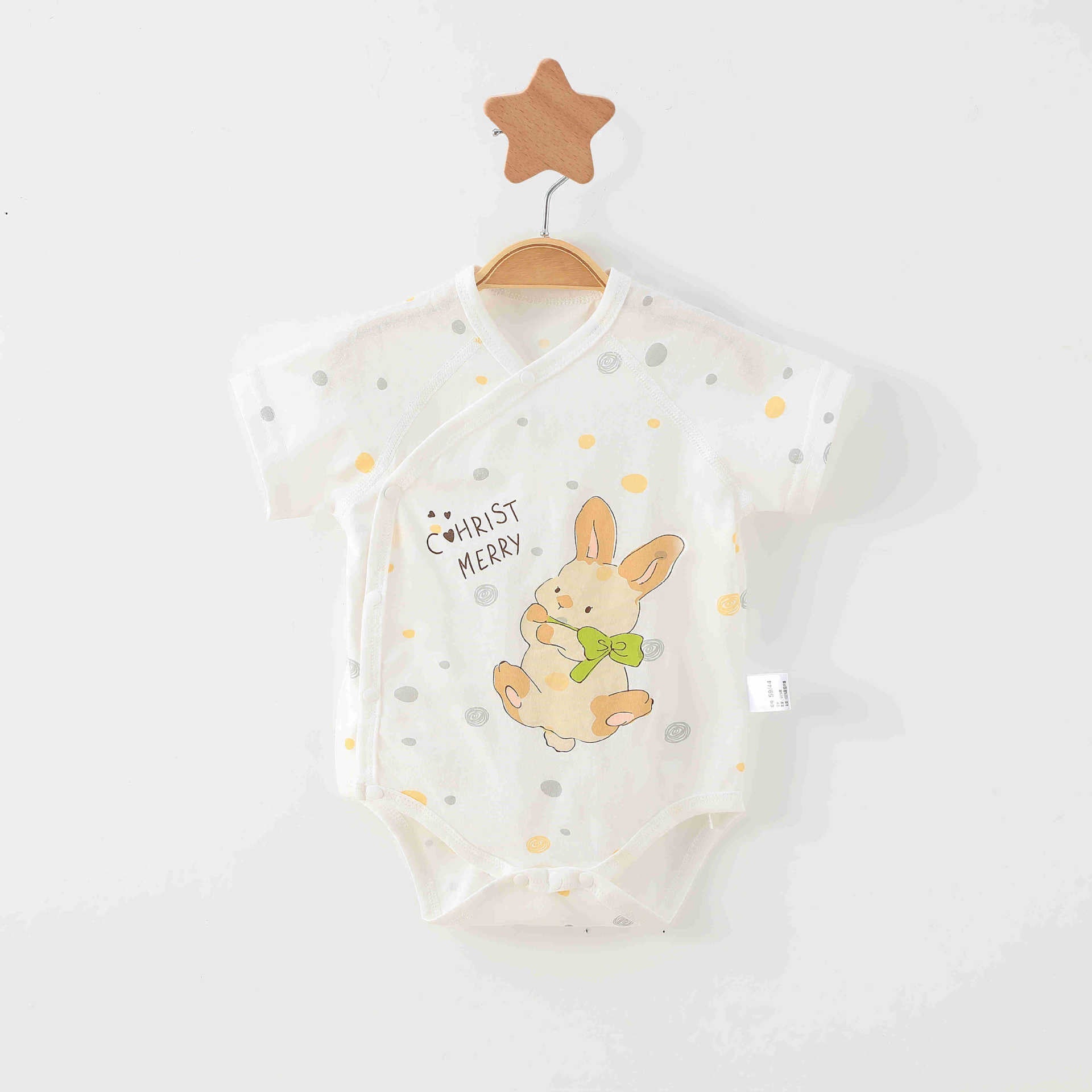 Simple Cartoon Print Summer Baby Rompers Girls Clothing by Baby Joy