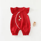 Baby Cotton Onesie Boneless Bodysuit Long-sleeve First-month Sleepwear For Boys And Girls by Baby Joy
