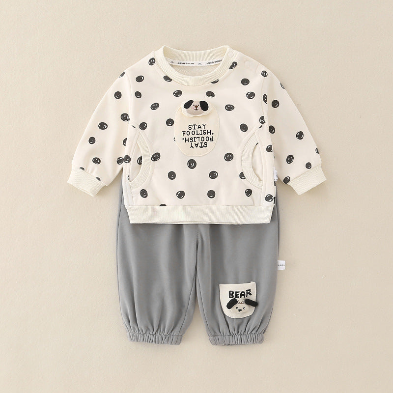 Pure Cotton Romper Set For Boys Cute Childrens Clothing Baby Boy Outfits by Baby Joy