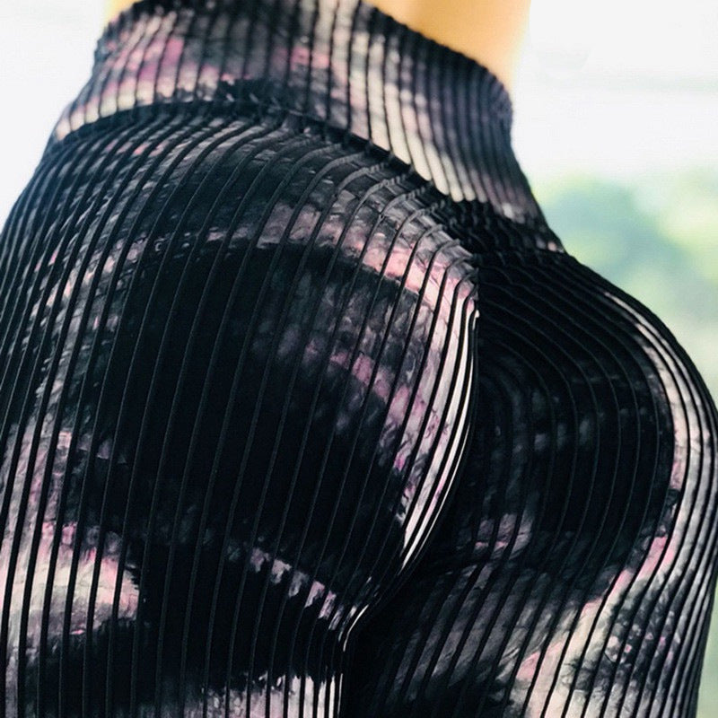 Printed High-Waist Leggings – Stretchy & Stylish Workout Wear by FitiqueFit