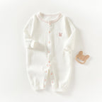 Pure Cotton Boneless Long-sleeve Baby Onesie by Baby Joy