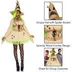 Bugged Out Baddie Costume - 3 Piece Halloween Outfit with Dress Choker Hat by Lady Ros