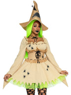 Bugged Out Baddie Costume - 3 Piece Halloween Outfit with Dress Choker Hat by Lady Ros