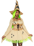 Bugged Out Baddie Costume - 3 Piece Halloween Outfit with Dress Choker Hat by Lady Ros