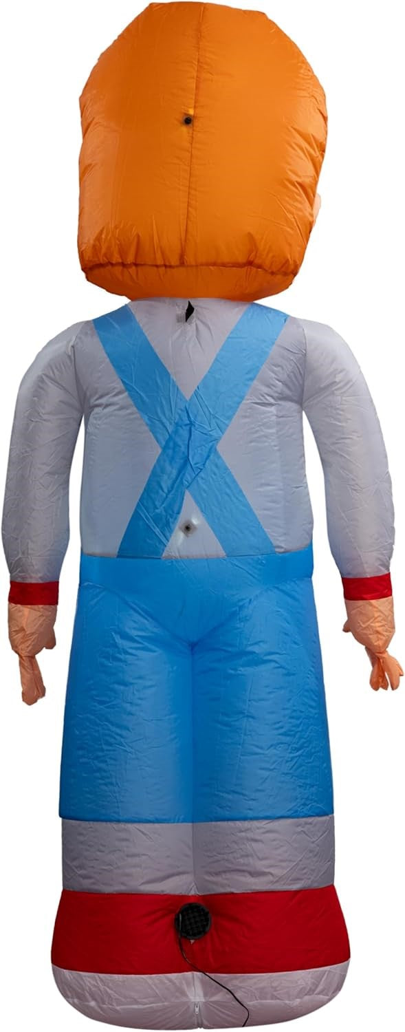 Chuckie Killer Doll Horror Indoor/Outdoor Light Up Inflatable Holiday Season Yard Decoration by TVStoreOnline