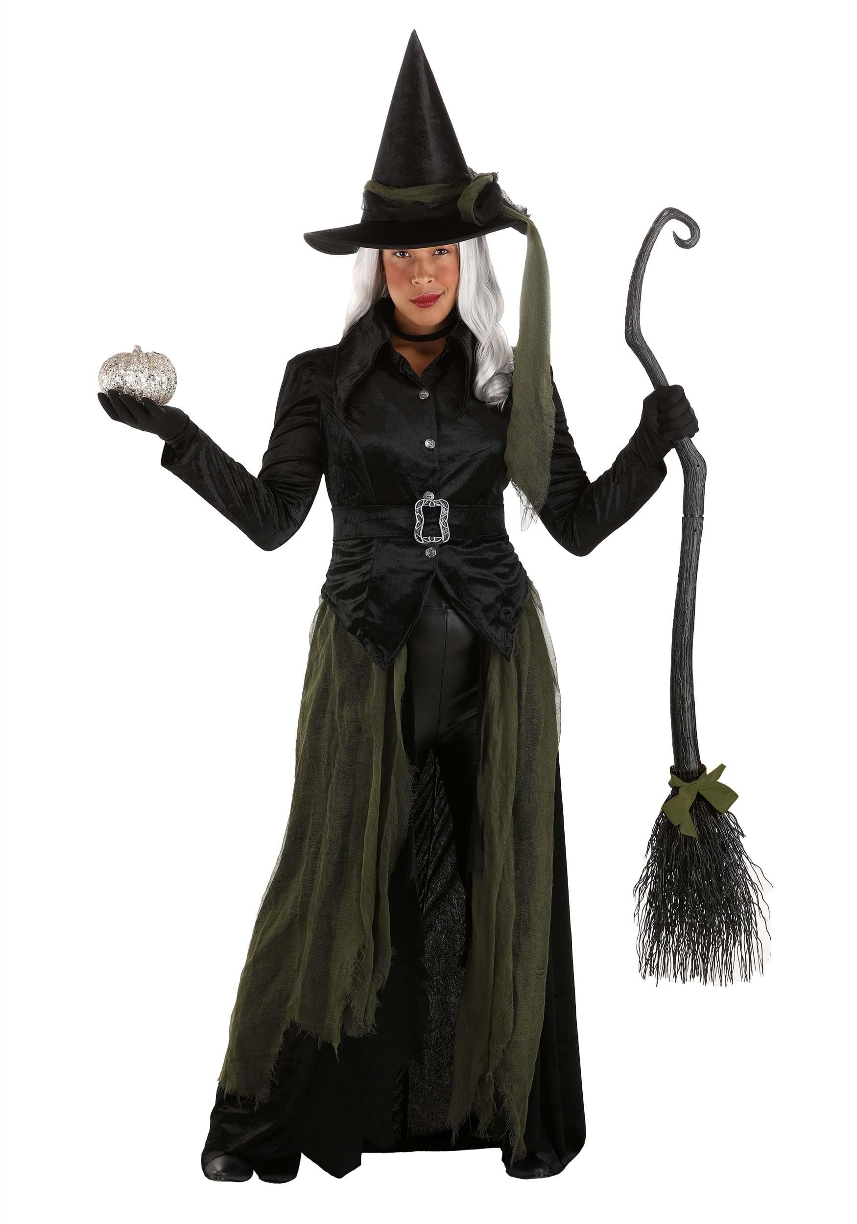 Cool Witch Costume - Women's Gothic Witch Outfit with Hat and Cape by Lady Ros