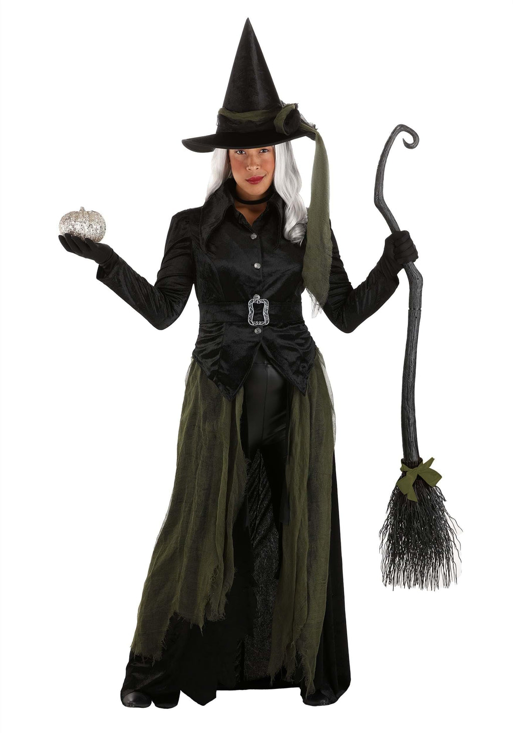 Cool Witch Costume - Women's Gothic Witch Outfit with Hat and Cape by Lady Ros
