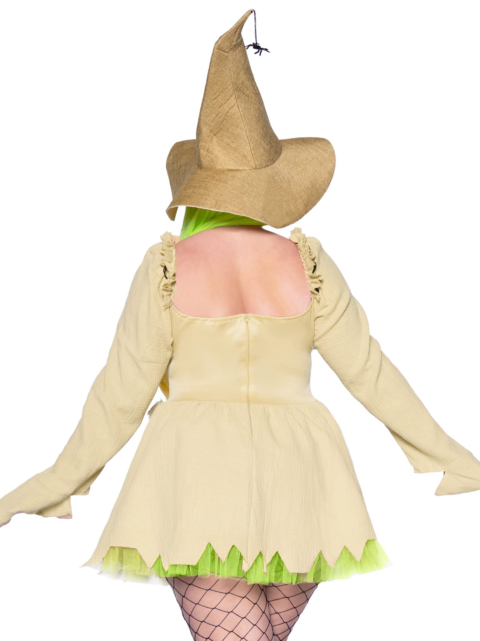 Bugged Out Baddie Costume - 3 Piece Halloween Outfit with Dress Choker Hat by Lady Ros