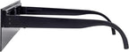 Retro Flat Top Vintage Mosaic Black Replica Halloween Cosplay Costume Glasses by TVStoreOnline