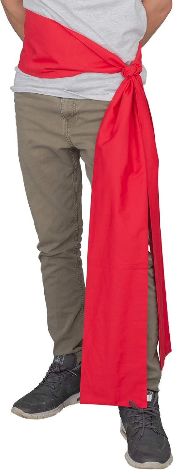 Adult Red Renaissance Fair Halloween Cosplay Costume Sash by TVStoreOnline