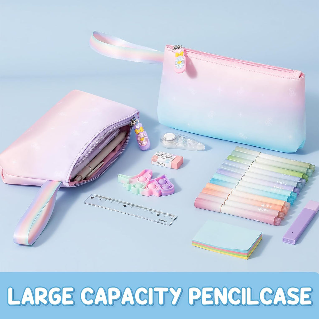 Girls School Backpack Set 3-Piece - Waterproof Kids Backpack with Lunch Box by Lady Ros