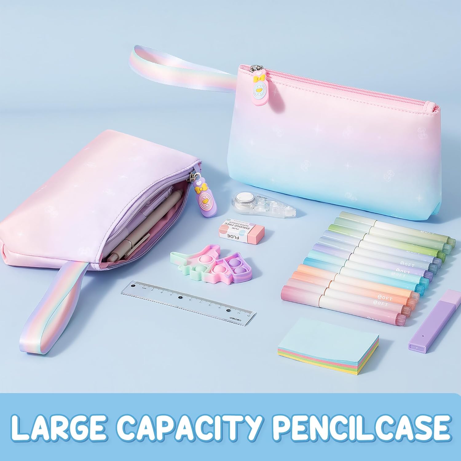 Girls School Backpack Set 3-Piece - Waterproof Kids Backpack with Lunch Box by Lady Ros