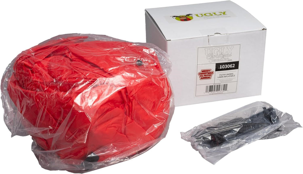 Merry Xmas Filthy Animal Indoor/Outdoor Light Up Inflatable Yard Decoration by TVStoreOnline